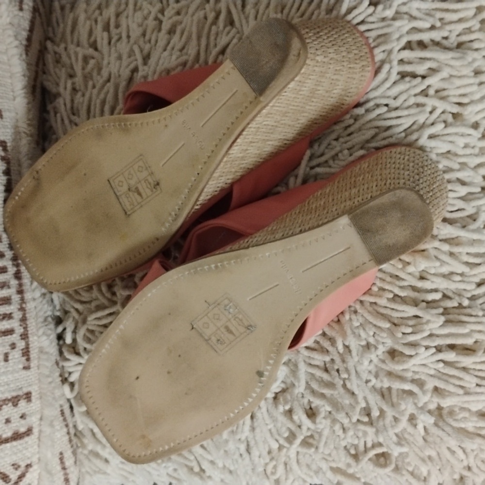 Dolce Vita Neka Coral Twist Sandal Wedges - Picture 4 of 9